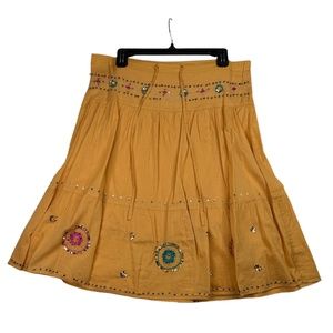 Passport Yellow Skirt Size L